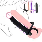Вибратор-Пуля для точки G с двойным проникновением, секс-игрушки для женщин и мужчин, органы для геев, женская мастурбация, Анальная пробка, массажер простаты