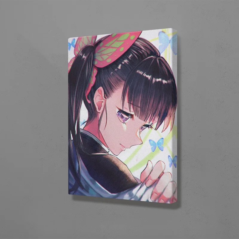 Настенная картина Kanao Tsuyuri Demon Slayer Kimetsu no Yaiba украшение на холсте постеры для