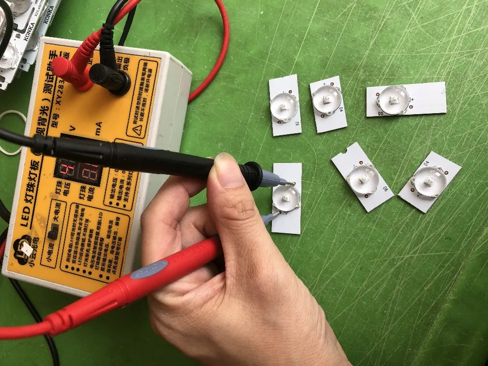 100 шт./лот для нанесения хайлайтера и хорошее качество 3V SMD лампы бусины с оптический объектив фильтра для 32-65 дюймов светодиодный ТВ ремонт