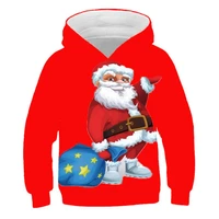 3d printing adult pullover childrens hoodie old cartoon christmas youth sweatshirt boy girl birthday gift santa child jacket