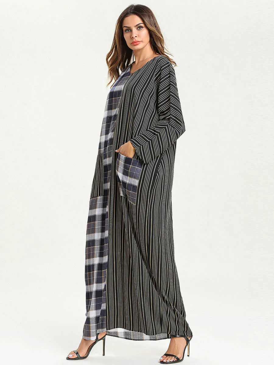 Платье кафтан с оборками Abaya плиссированное платье из Дубая в турецком и
