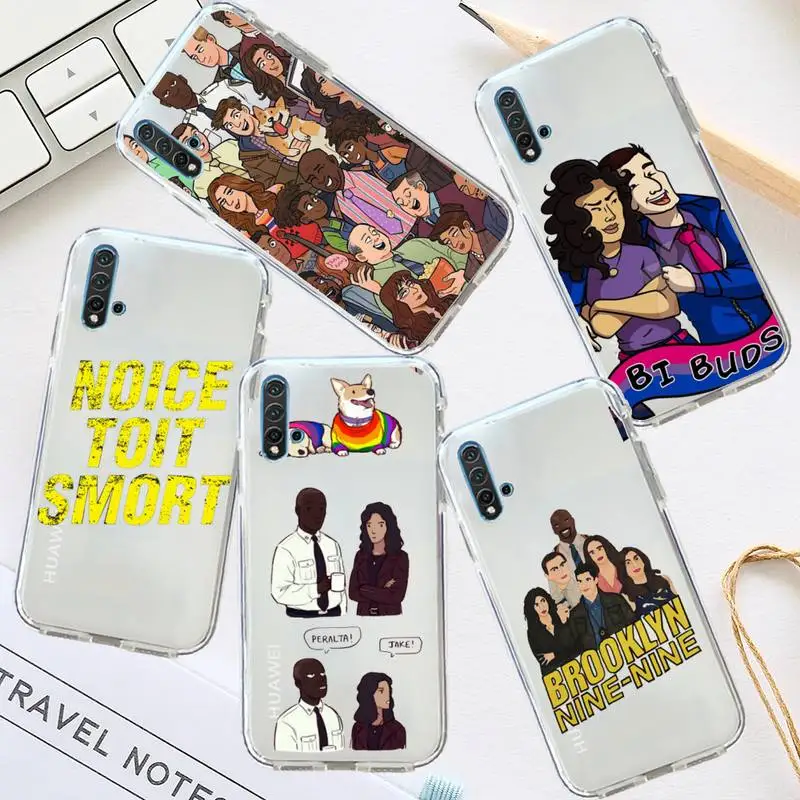 

TV Brooklyn Nine Nine Noice Phone Case Transparent for Huawei honor P mate 40 20 30 10 50 i 9 x mate pro lite 8a