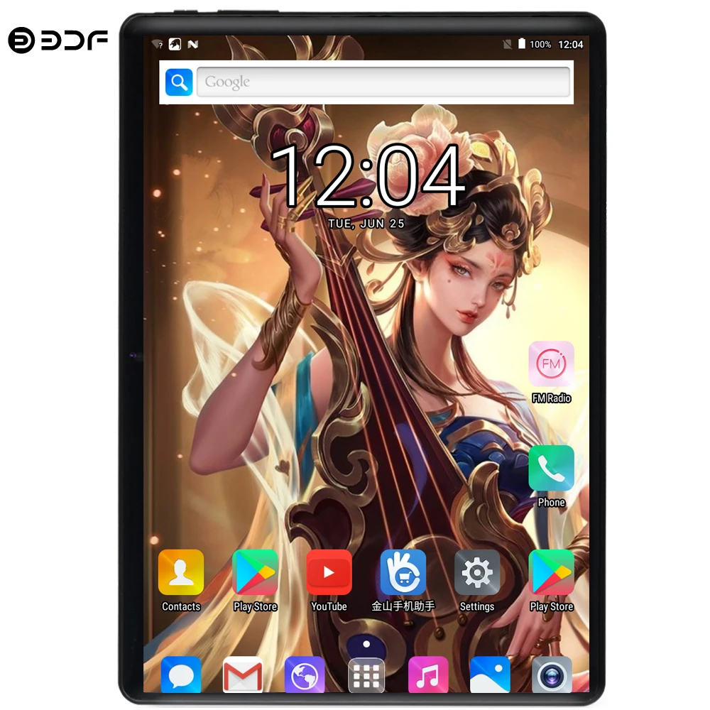 BDF новая система 10 дюймов планшет 4G LTE телефонный звонок Android 9 0 WiFi Bluetooth 8 ГБ/128 ГБ Tab