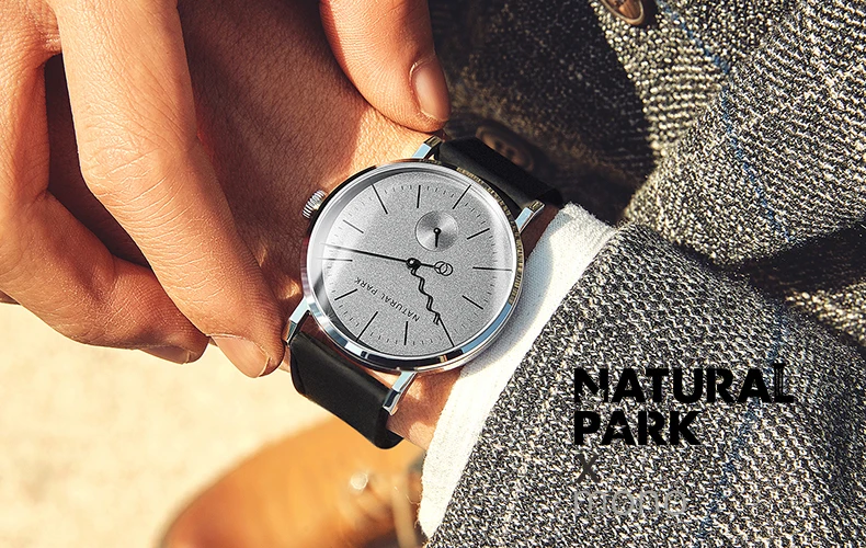 Relogio Masculino, часы с натуральным парком, мужские брендовые роскошные стальные водонепроницаемые кварцевые мужские часы, повседневные спортивные мужские часы, наручные часы