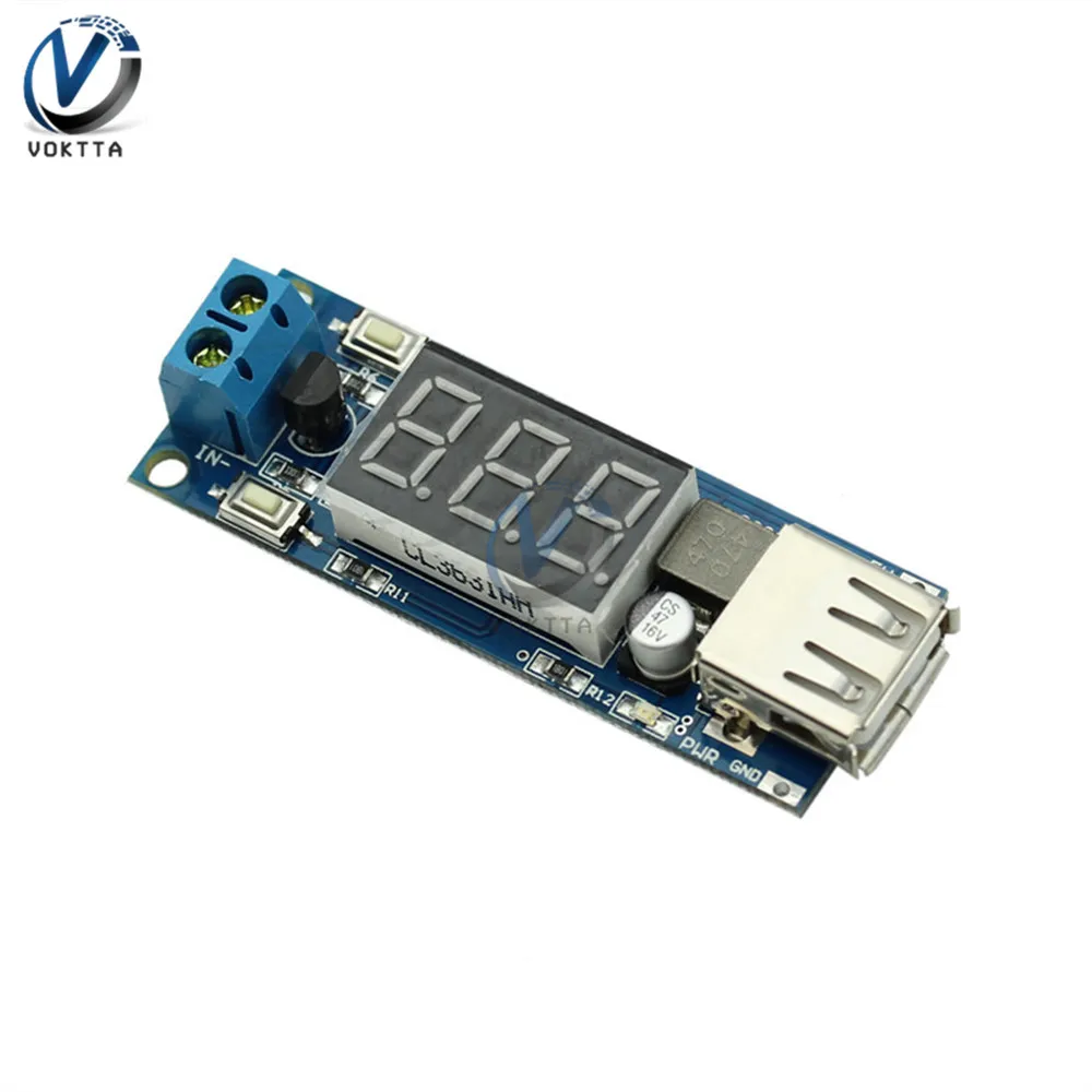 DC 4 5 40 В до 2A USB зарядное устройство светодиодный понижающий преобразователь
