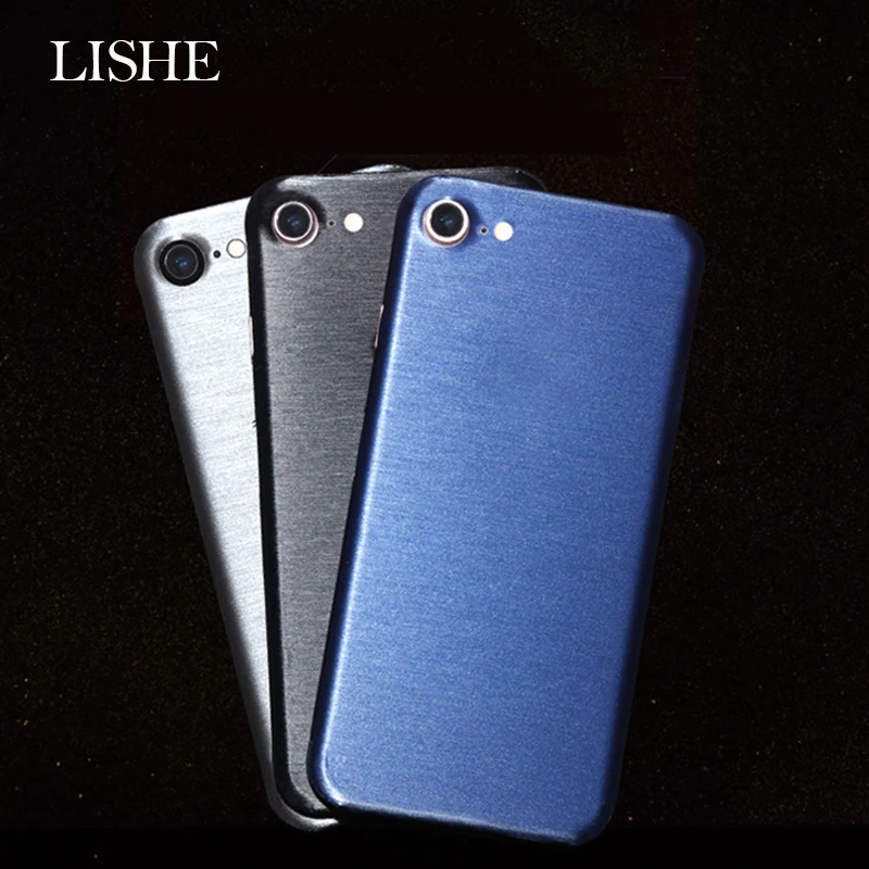 Наклейка на мобильный телефон с деревянным рисунком для iPhone 7 8 Plus клейкая