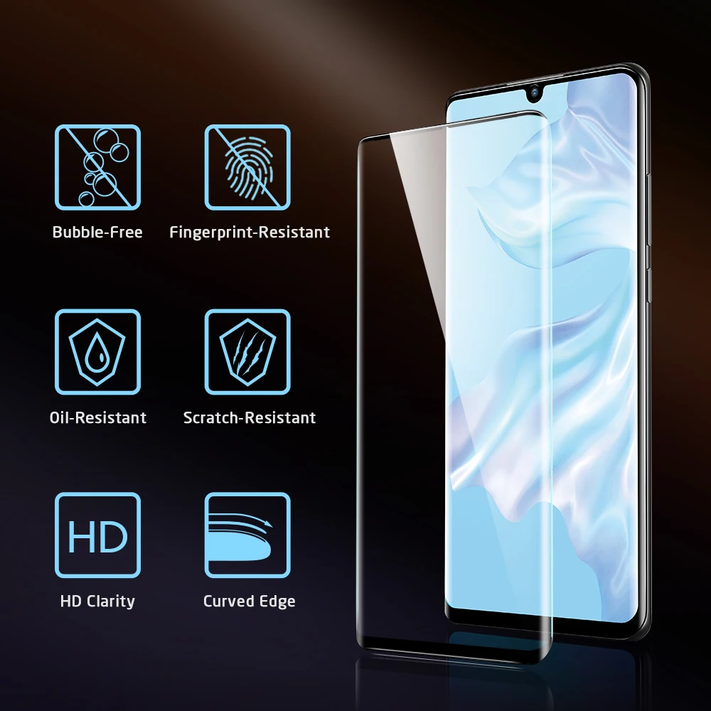 2 шт./лот ESR Защитная пленка для экрана Huawei P30 Pro закаленное стекло 3X сильнее с