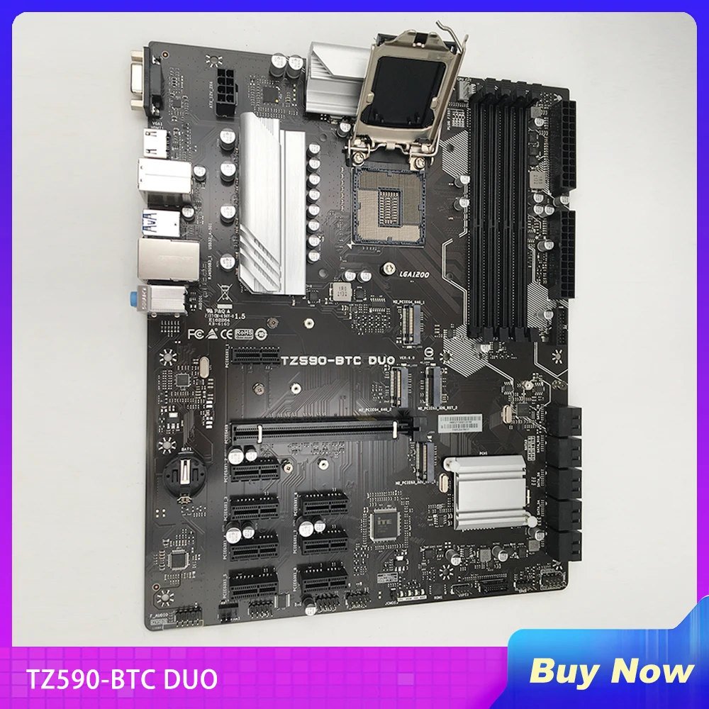 

TZ590-BTC DUO For Biostar Motherboard 6Gb/s Support 10th/11th Generation Processor LGA1200 DDR4 PCIe 3.0 USB 3.2 M.2 SATA3