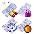 3D поликарбонатные формы для шоколада сферы шоколадные бомбы капсулы инструменты форма для торта для шоколада бар прессформы хлебобулочные Инструменты для выпечки