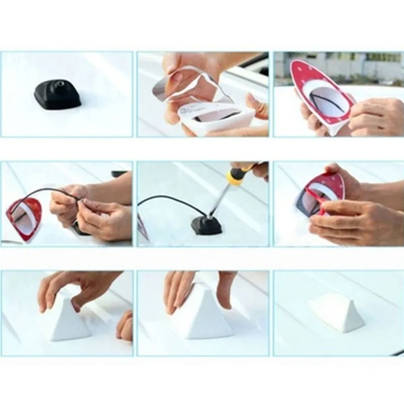 Универсальная автомобильная антенна на крышу Акулий плавник радио FM/AM