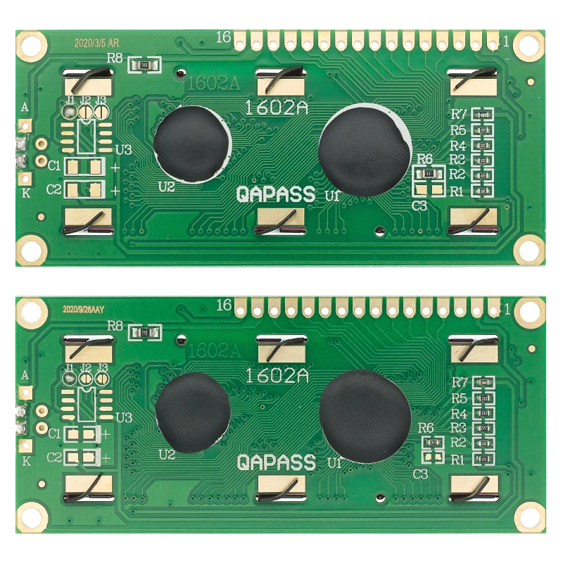 20 штук ЖК-дисплей 1602 Монитор 16x2 персонажа Дисплей модуль HD44780 контроллер
