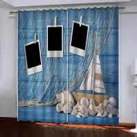 Custom size Luxury Blackout 3D Window Curtains For Living Room bedroom Cartoon drawing children curtain Decoration