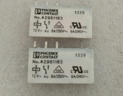 

Реле № 2961163, 12 В, №, 12 В, 12 В постоянного тока, 12 В, 12 В, 6 А, 250 В переменного тока, 5 контактов