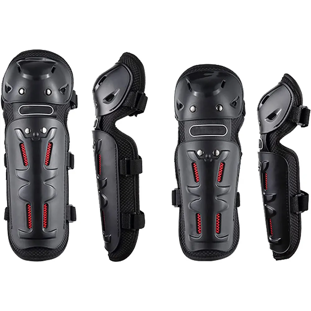 

MTB Protective Knee Pads Elbow Guards Moto Off-Road Motocross Protection Gear Motorcycle Snowboard Knee Protector Safety Gears