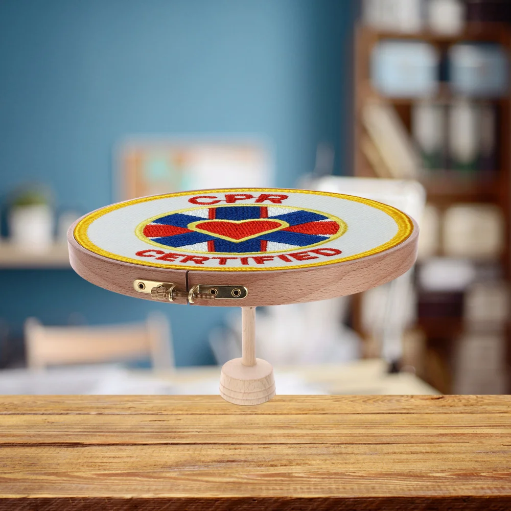 

Embroidery Holder Wooden Cross Stitch Rack Adjustable Desktop Cross Stitch Stand