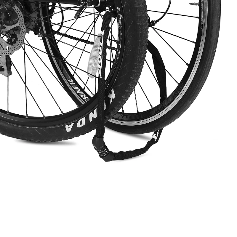 

ETOOK bicycle lock anti-theft steel cable lock 4-digit password chain lock MTB road bike bicycle security anti-theft lock