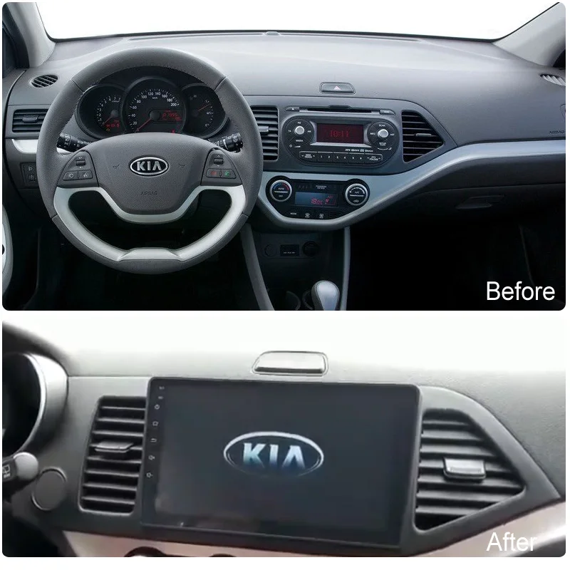 2G ram 32G rom 9 дюймов android 8 1 автомобильный dvd плеер для KIA Morning Picanto 2011 2015 Мультимедиа gps