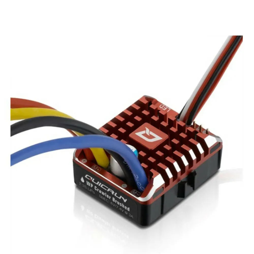 Hobbywing QuicRun ESC 1:10 1/8 WP Crawler Brush Brushed 80A Electronic Speed Controller