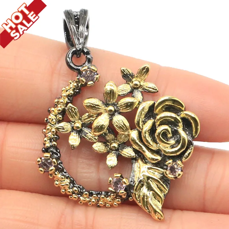 49x35 мм Великолепная Антикварная розовая Праздничная женская подвеска Kunzite