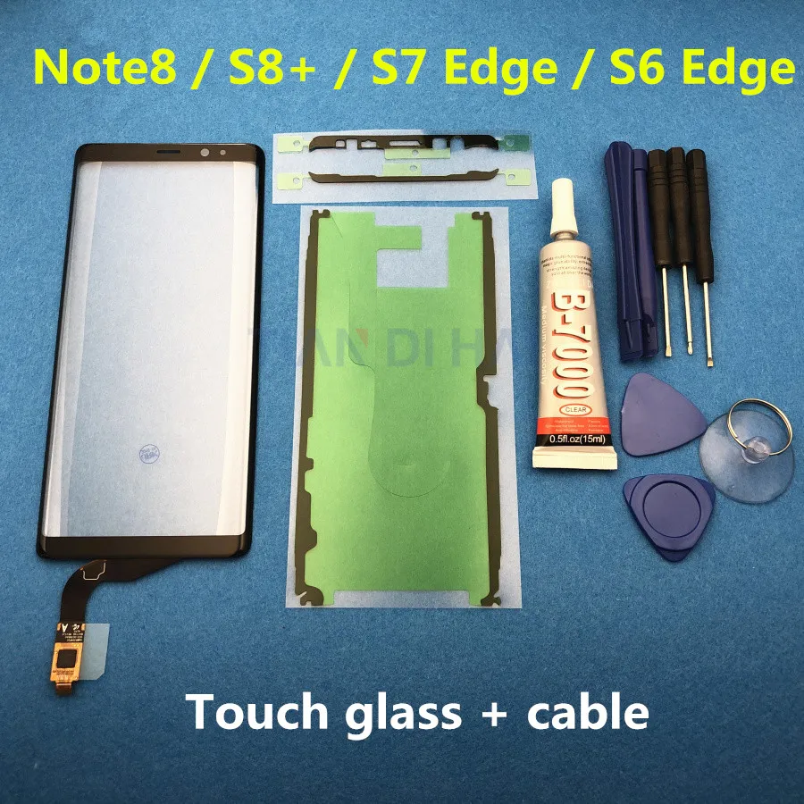 TP сенсорный экран для samsung Galaxy Note 8 SM-N950F S8 Plus s8+ S7 Edge S6 Edge дигитайзер панель Стекло Объектив сенсор Замена
