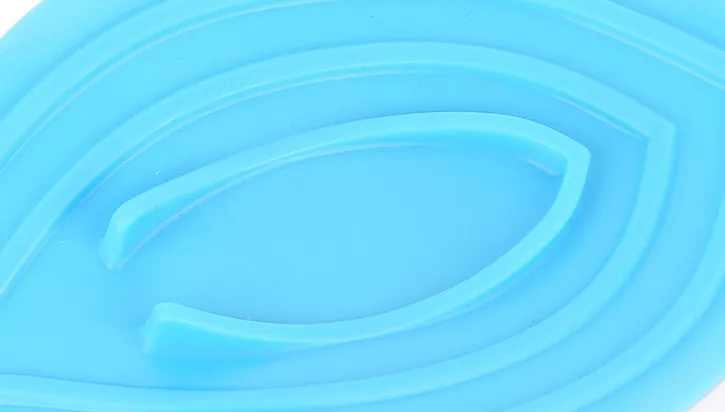 Противоскользящий держатель для мыльницы в форме листа простой дренаж мыла