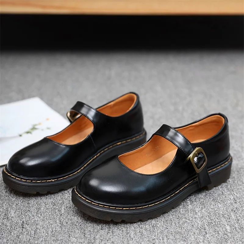 Туфли женские ручной работы натуральная кожа британская литература Ретро стиль