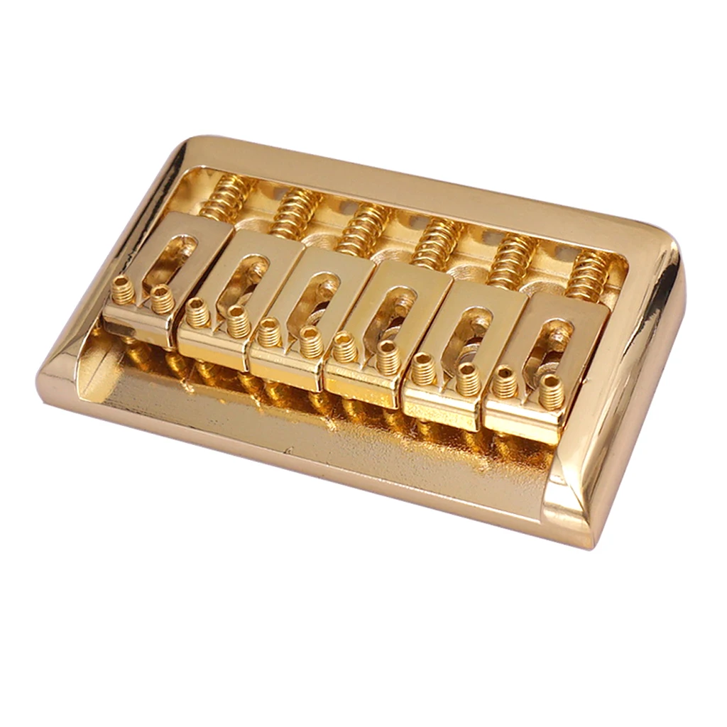 Металлическое гитарное седло с перемычкой для 6-струнной электрогитары бас