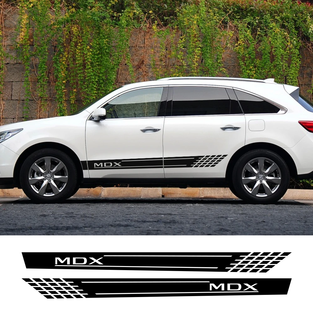 2 шт. виниловые наклейки на машину плёнка Авто длинной стороне Стильная декорация