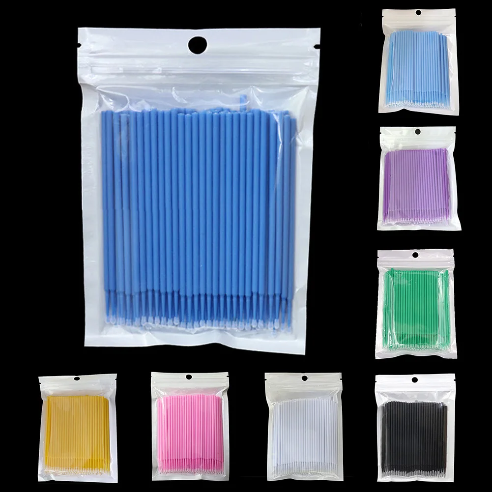 100 шт./лот инструмент для макияжа косметическая тушь ресниц палочка чистки