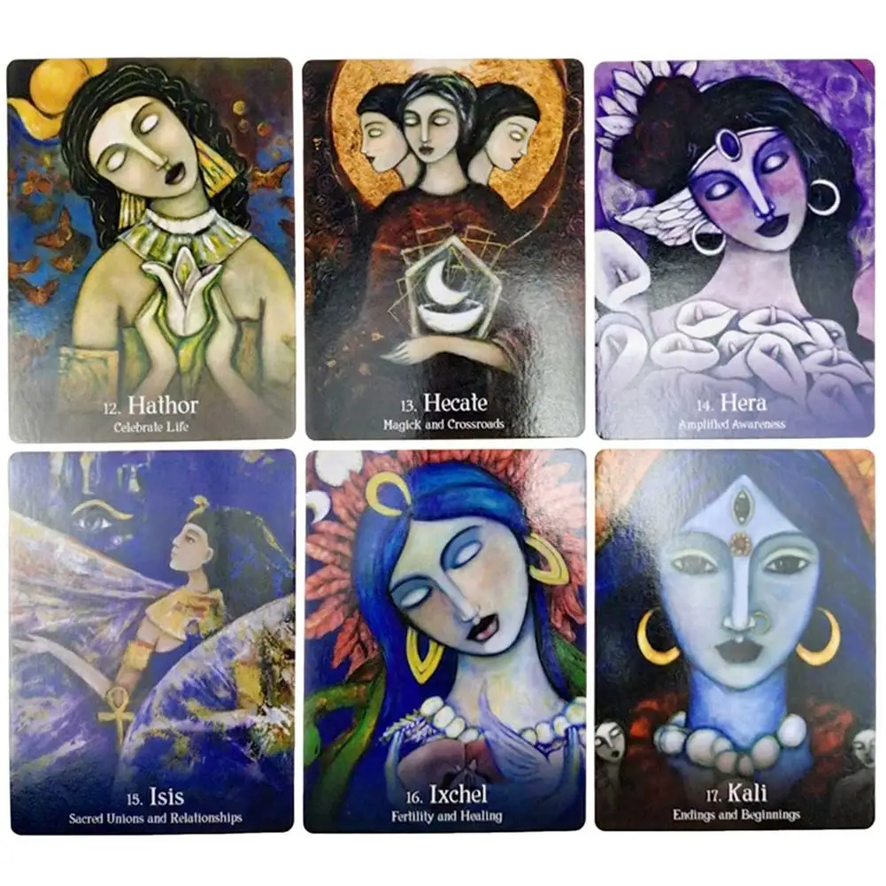 

Tarot Cards for Sacred Mothers Goddesses English Board Games