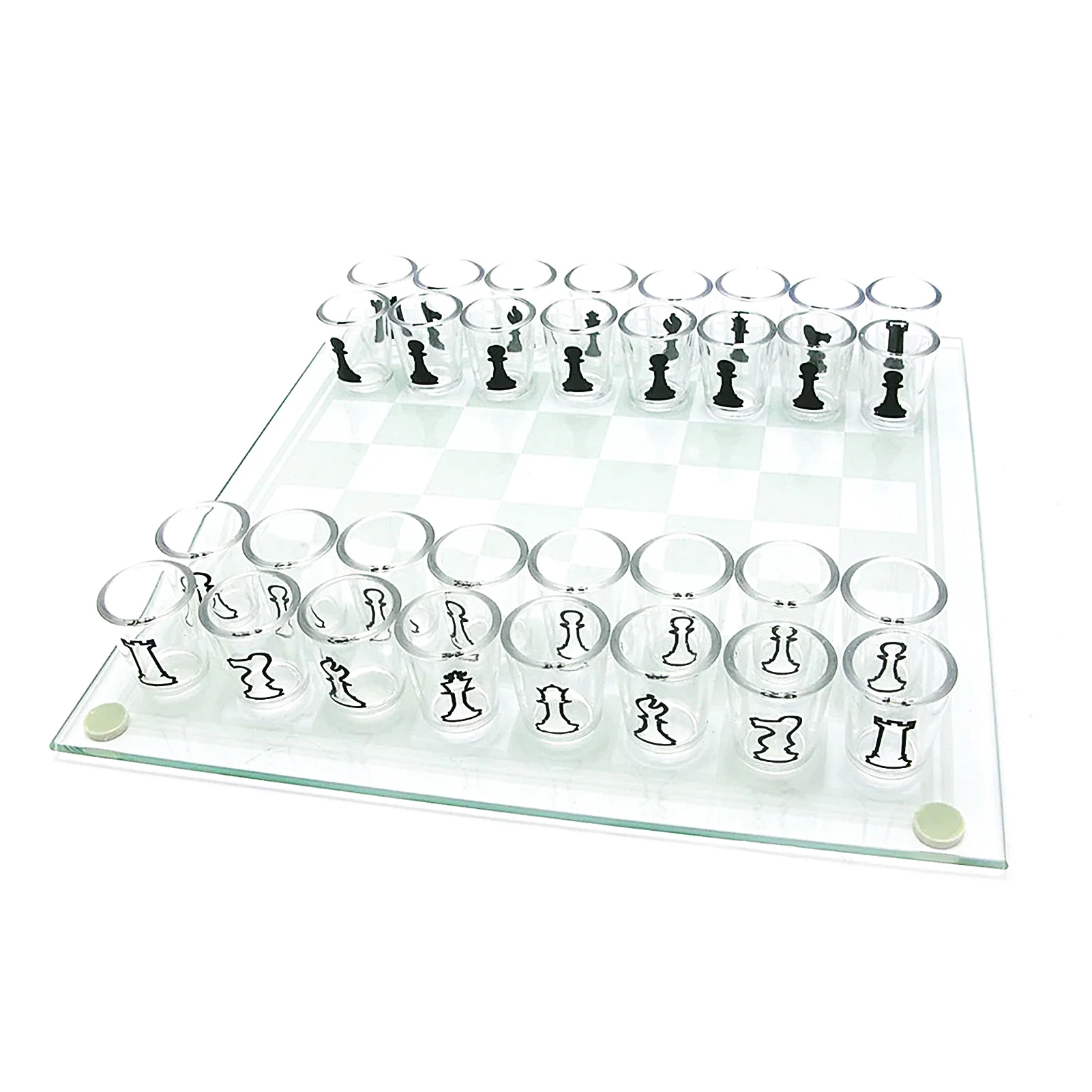 

Small Shot Glass Chess Board Drinking Game Set Intelligent Interactive Exquisite Workmanship Interesting Toy For Travel Party