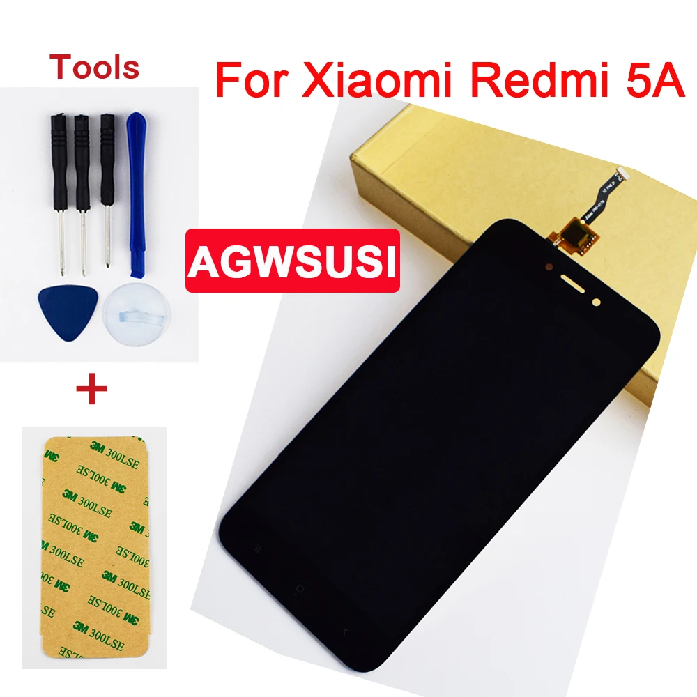 100% тестирование для Xiaomi Hongmi Redmi 5A полный сенсорный экран дигитайзер датчик стекло