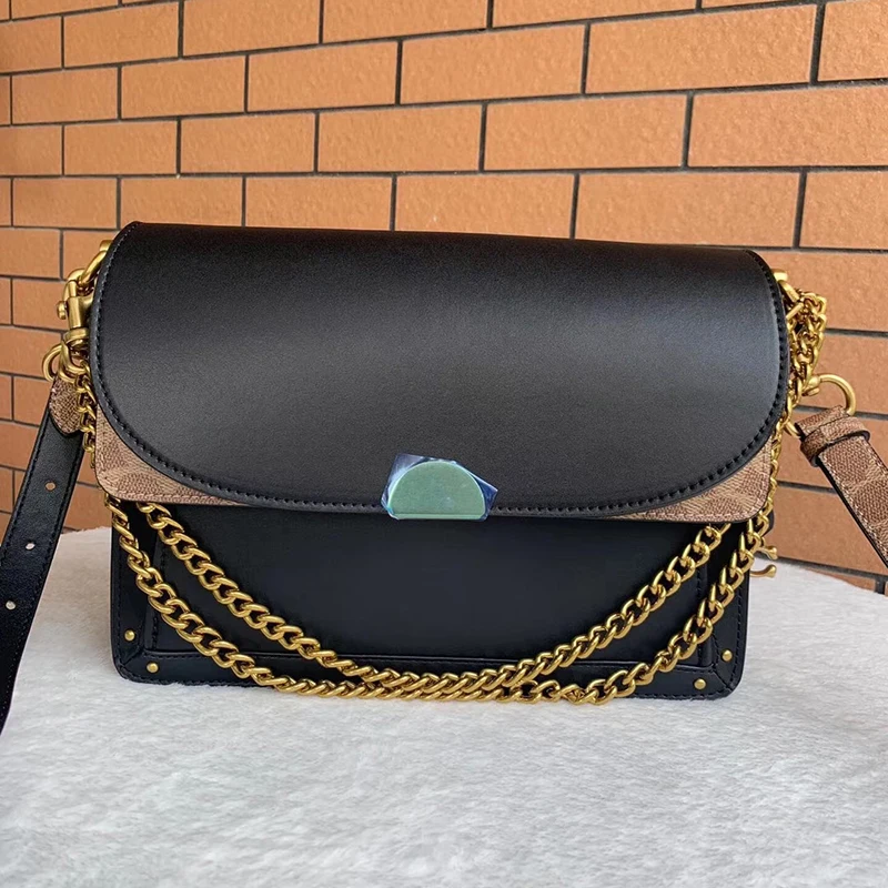 Women's messenger bag 2020 new double shoulder with all kinds of portable single dreamer chain large leathe |