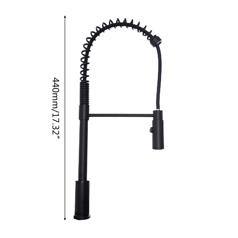 

Kitchen Stainless Steel Spring Pull-out Basin Faucet Hot and Cold Water Sink Tap