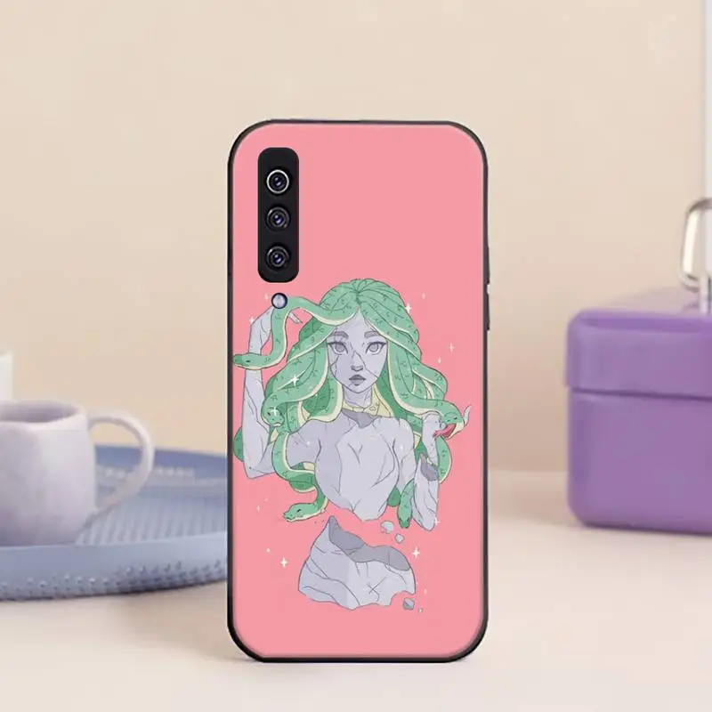 Чехол для телефона Medusa с греческой мифологией черный чехол Samsung s21 ultra s20 fe s10 Note 20 10