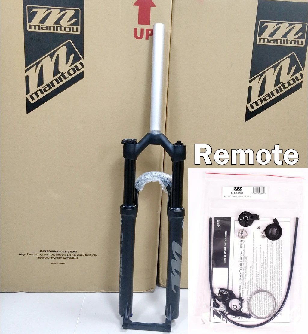 Straight remote BK26 Велосипедная вилка Manitou MARKHOR Велосипедная вилка 26 27,5 дюймов 29er горная вилка для горного велосипеда масло для подвески и газовая вилка Дистанционный Замок 1635 г - Цвет: Straight remote BK26