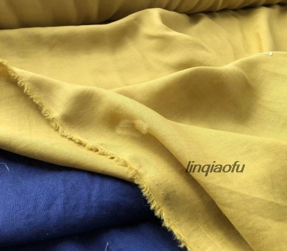 Имбирная ткань ramie высококачественное льняное платье-Ципао для одежды