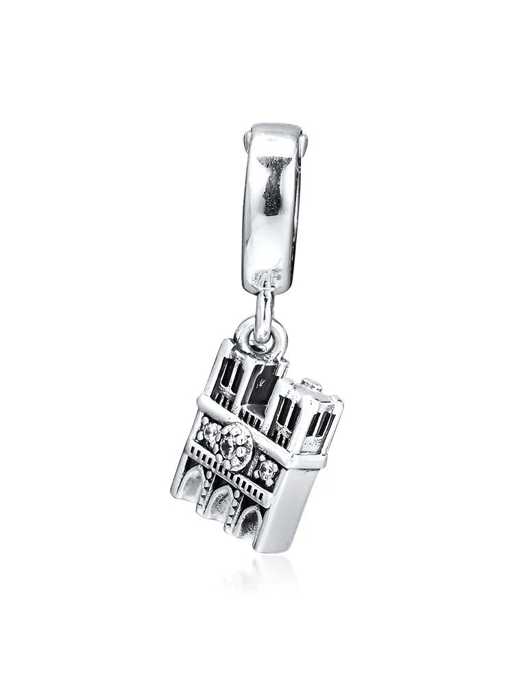 Подвеска-Шарм Нотр-Дам из серебра 100% пробы | Украшения и аксессуары