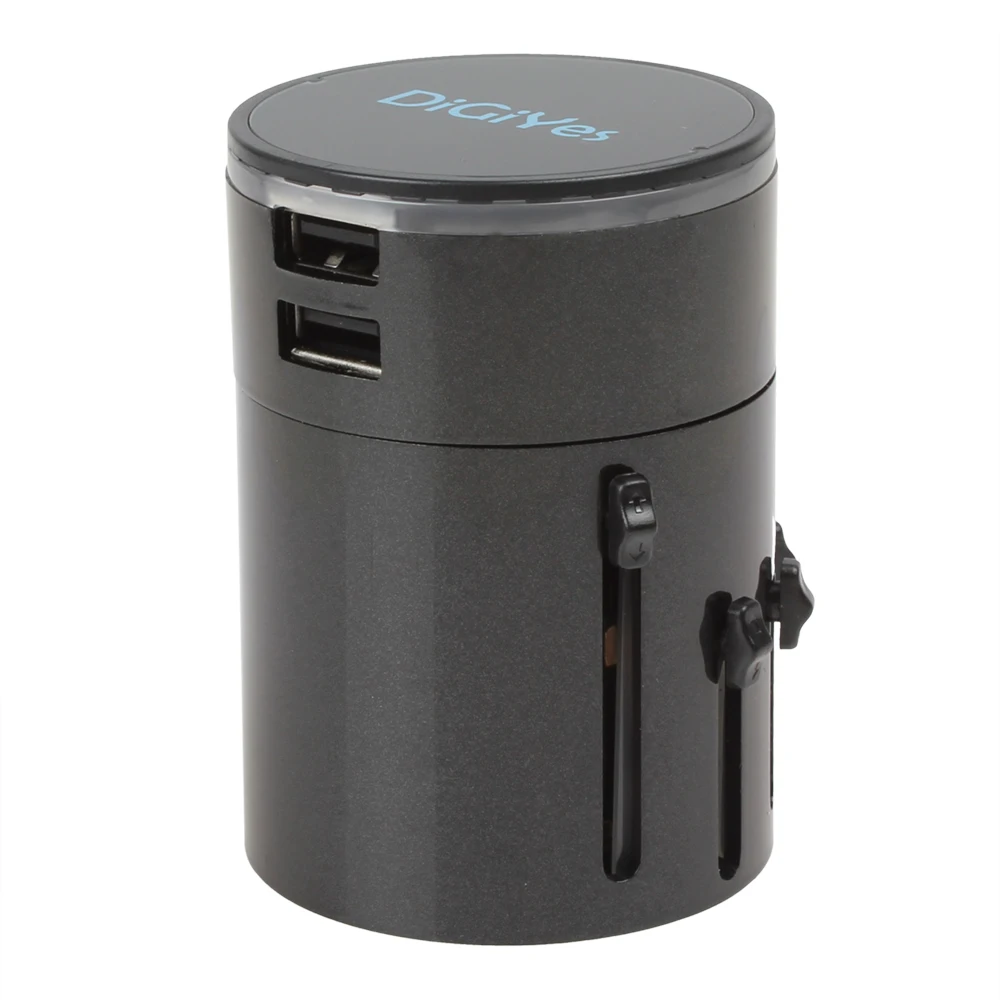 DiGiYes Универсальный адаптер питания для путешествий по всему миру настенный AC