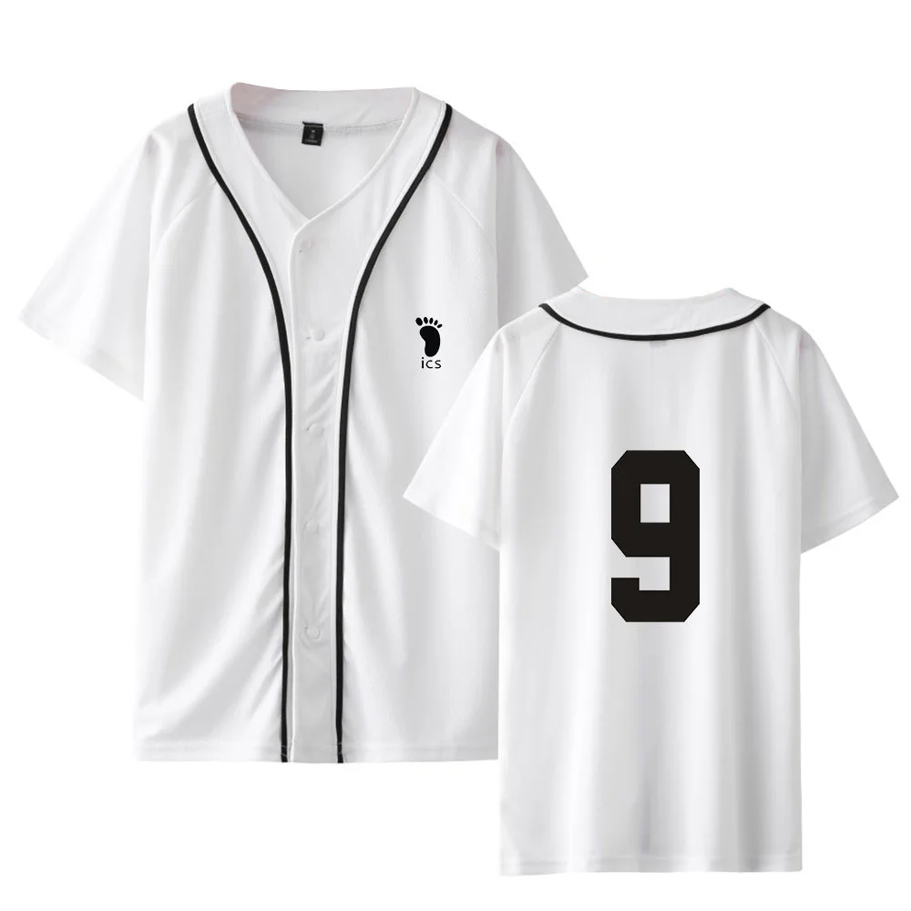 Аниме Haikyuu Бейсбольная Футболка мужская/wo Мужская школьная форма Karasuno спортивная