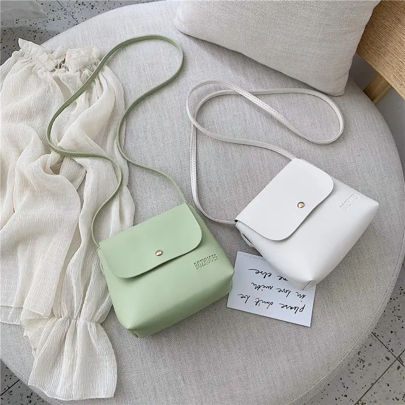 

Mobile phone bag super fire mini casual messenger small bag solid color 2021 new wild net red one-shoulder small square bag