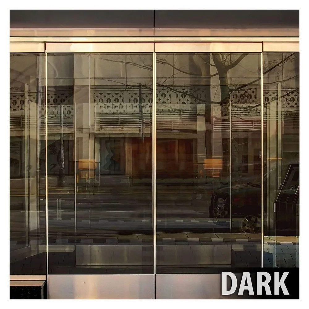 

Tea And Silver Heat Insulation Window Film Self-Adhesive Drop-Shipping Anti-UV Privacy Protection Mirror Decorative Sticker