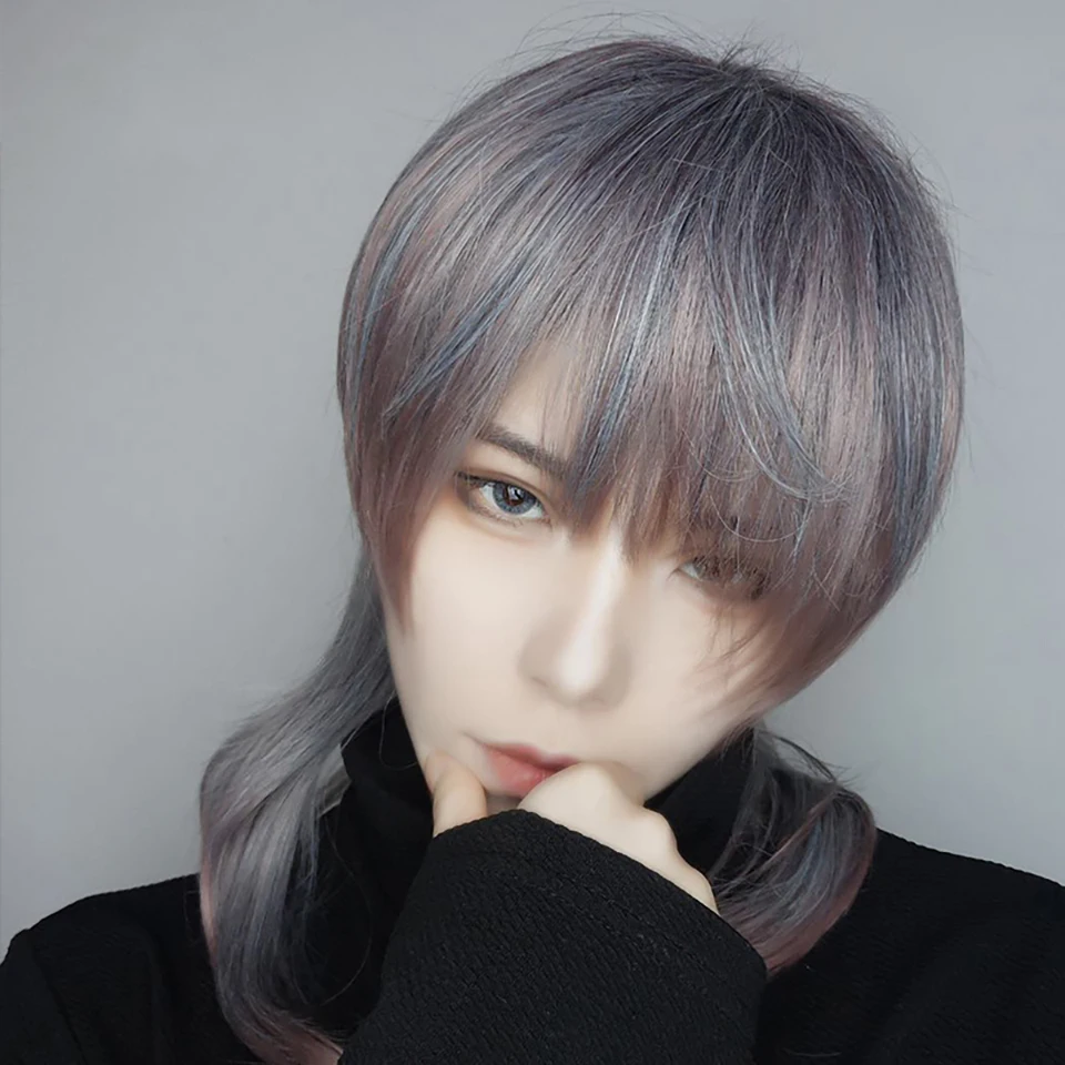 Парики BUQI из коричневых синтетических волос с хвостиком 17 дюймов прямые для