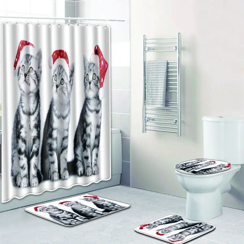

Cat Shower Curtain Curtains Curtain Shower Curtain Bathroom Curtain Shower Curtain Curtain