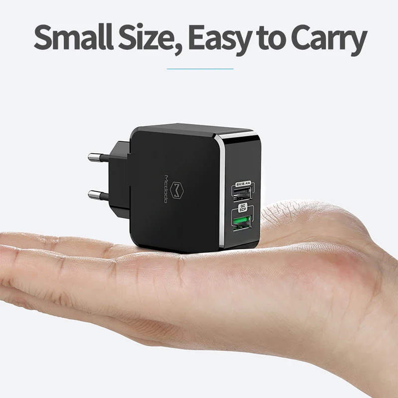 Адаптер Mcdodo для ЕС/Великобритании зарядное устройство USB 5A супербыстрая зарядка