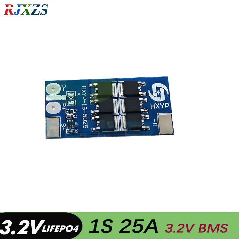 Защитная плата батареи 1S 25A 3 2 в lifepo4 BMS 18650 PCM bms pcm для аккумуляторной