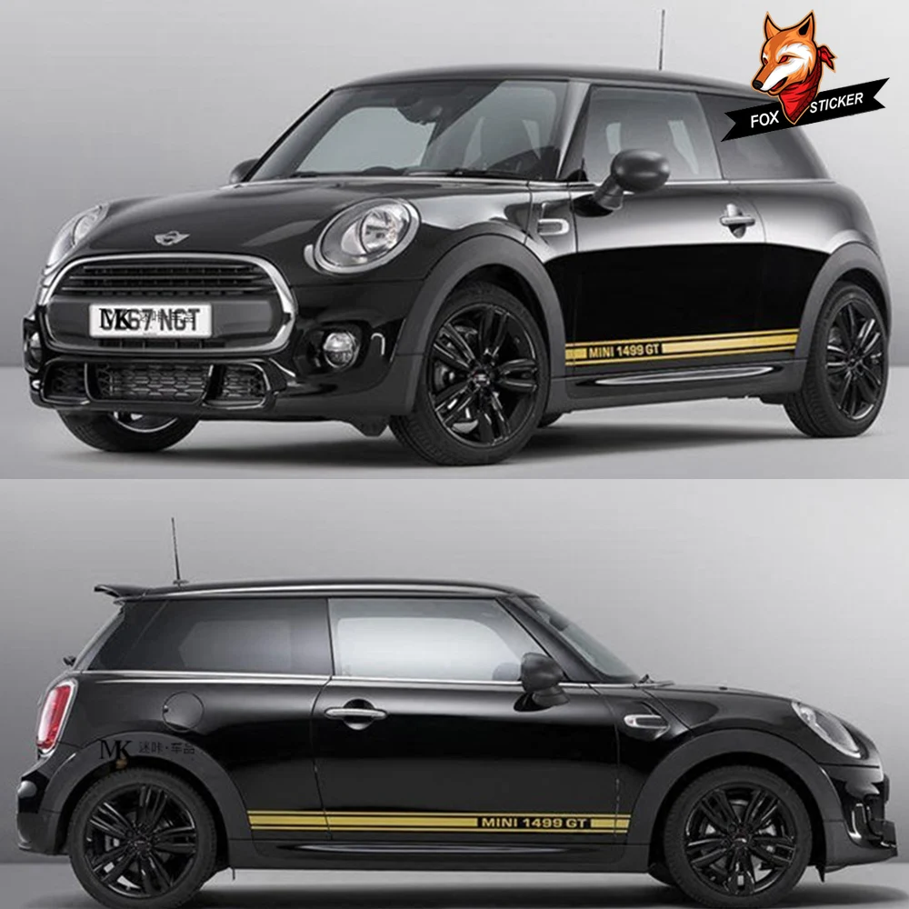 

Car Side Stripe Skirt Decal Graphics Sticker for MINI Cooper One D JCW Clubman F54 F55 F56 F60 R55 R56 R60 Accessories