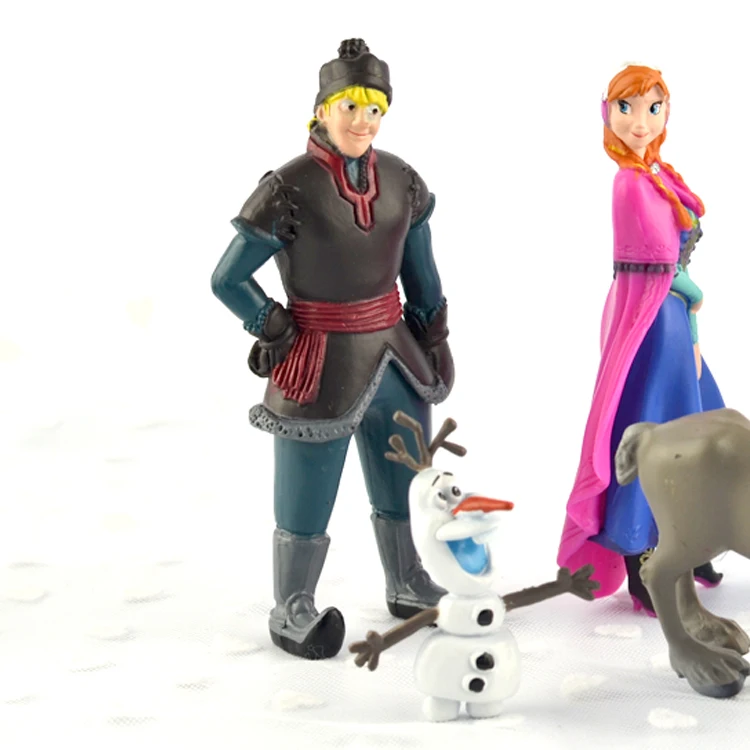 Экшн-фигурки Disney Холодное сердце 5 шт./лот 5-10 см ПВХ Куклы-модели Анны Эльзы
