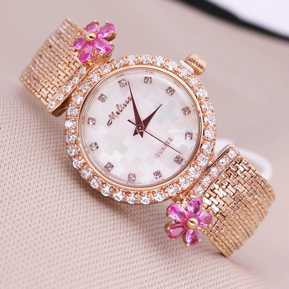 Женские кварцевые часы Top Melissa японский браслет с кисточками и стразами роскошный