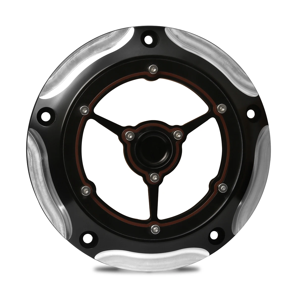 Edge CNC резка четкость 5 отверстий чехол Дерби Для Harley Big Twin 99-15 softail fatboy FLSTF FLSTC 99-17
